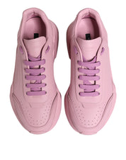 Dolce & Gabbana Pink Leather Daymaster Low Top Sneakers Shoes Dolce & Gabbana
