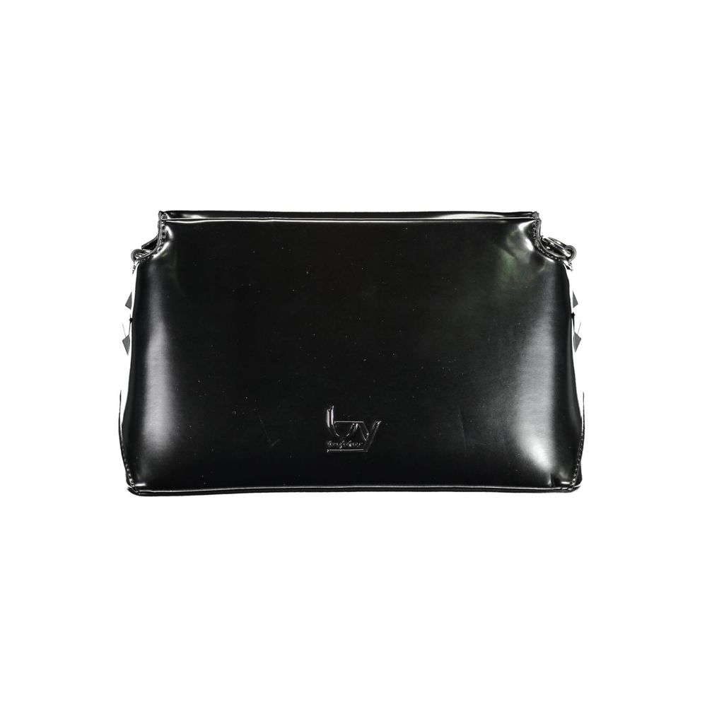 Nero Polyurethane Women Handbag
