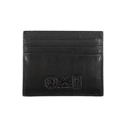 Black Leather Men Wallet Holder