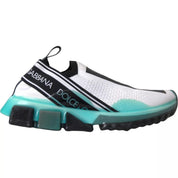 Black White Blue Slip On Sorrento Sneakers
