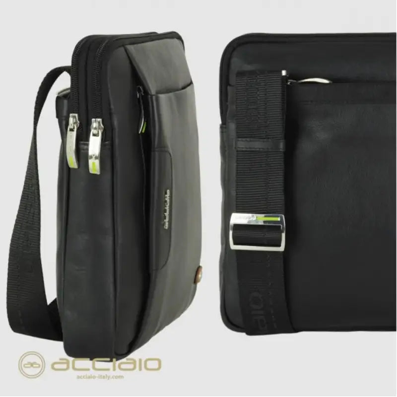 8454 Borsello Acciaio Moka 0000000740 - UNICA / Moka - Borsello