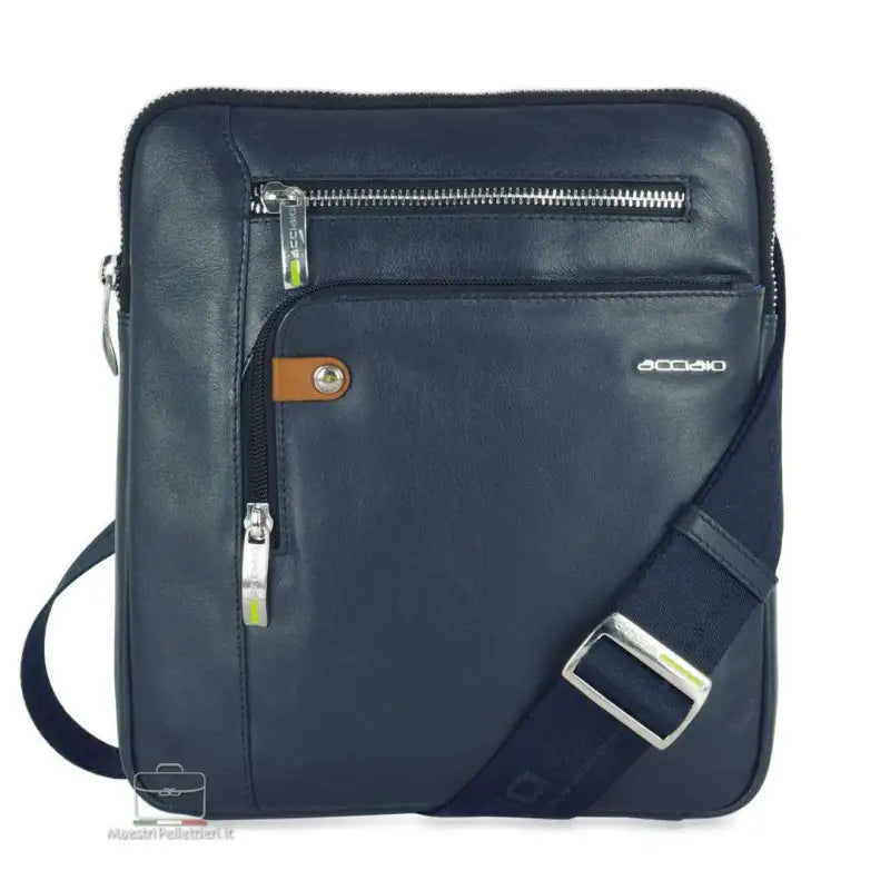8458  Borsello Acciaio Blu 0000000127