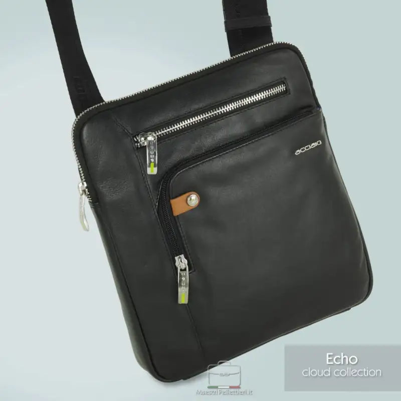 8458 Borsello Acciaio Nero 0000000127 - UNICA / Nero - Borsello
