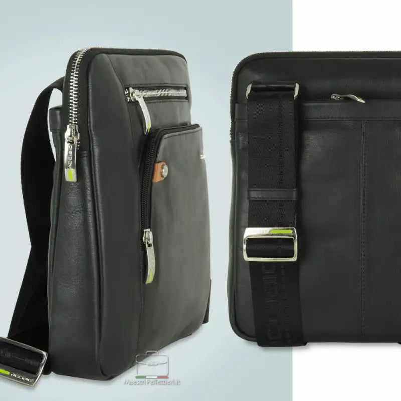 8458 Borsello Acciaio Nero 0000000127 - UNICA / Nero - Borsello
