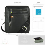 8458 Borsello Acciaio Nero 0000000127 - UNICA / Nero - Borsello