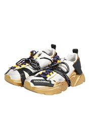 Dolce & Gabbana Multicolor Daymaster Low Top Sneakers Shoes Dolce & Gabbana