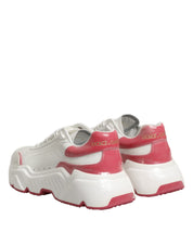 White Pink Daymaster Low Top Sneakers Shoes