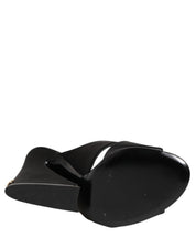 Black Keira Baroque High Heel Sandals Shoes