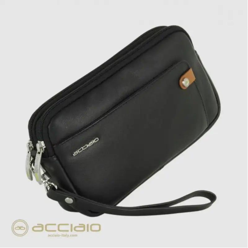 8482 Pochette Acciaio Nero 0000000130 - UNICA / Nero - Pochette