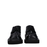 Black Leather Oxfords And Derbies