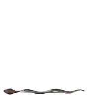 Silver Brass Crystal Spilla Serpente Mens Brooch Pin