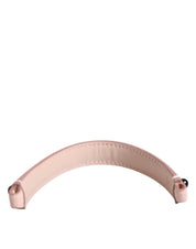 Light Pink Embellished Leather Bag Handle  Shoulder Strap