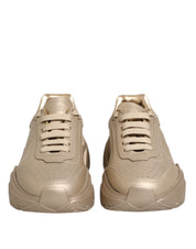Gold Leather Daymaster Women Sneaker Shoes