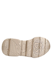 Gold Leather Daymaster Women Sneaker Shoes