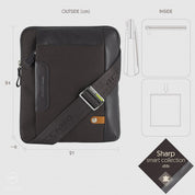 8901 Tracolla uomo Acciaio Nero 0000000765