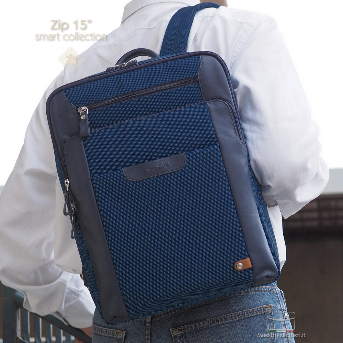 8911 Zaini Acciaio Blu 0000000767