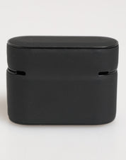 Black Orange Rubber Logo Embossed Accessory Airpods Case