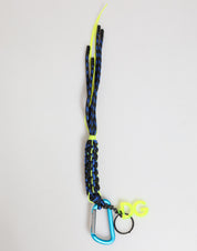 Multicolor Polyester Tape String DG Logo Keychain  Keyring