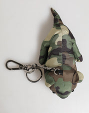 Camouflage Multicolor Animal Silhouette Keychain Keyring