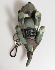 Camouflage Multicolor Animal Silhouette Keychain Keyring