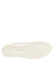 White Leather Sacred Heart Patch Sneakers Shoes