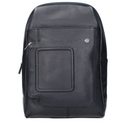 Blue Leather Crossbody Bag