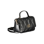 Nero Polyurethane Women's Shoulder Bag