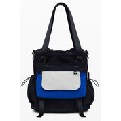 Black Polyester Women's Convertible Bag