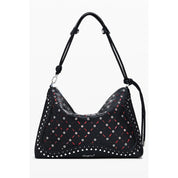 Black Polyurethane Women's Mini Bag