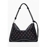 Black Polyurethane Women's Mini Bag