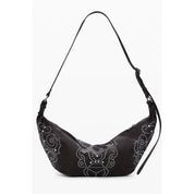 Brown Polyethylene Women Handbag