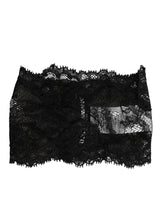 Dolce & Gabbana Black Lace Neck Scarf