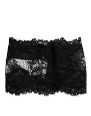 Black Lace Neck Scarf