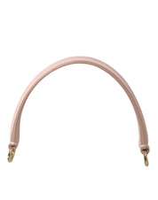 Strap Pink Leather Gold Tone Big Bag Handle Shoulder Strap