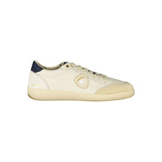 White Polyurethane Men Sneaker