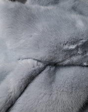 Powder Blue Mink Fur Neck Warmer Scarf