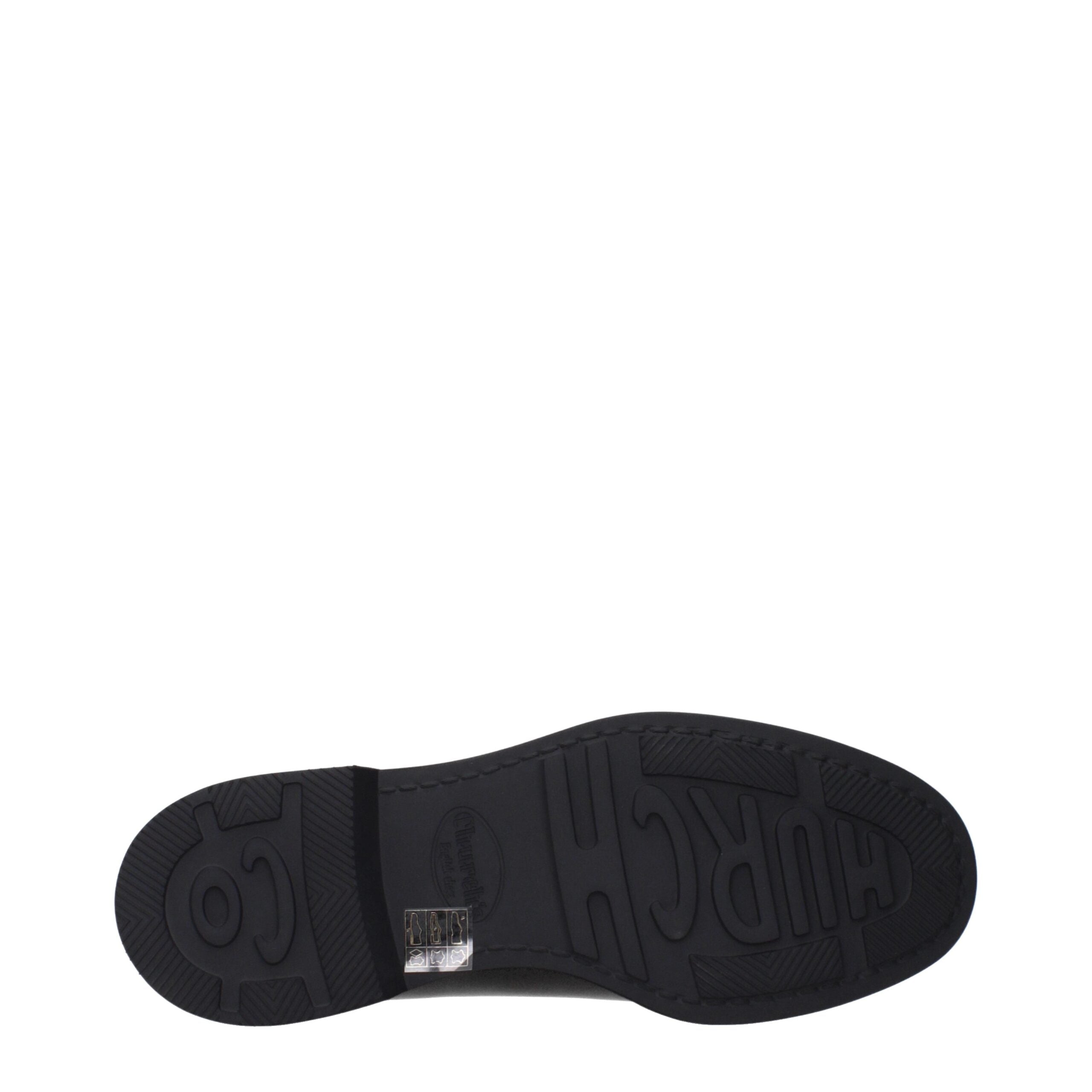 Black Leather Oxfords And Derbies
