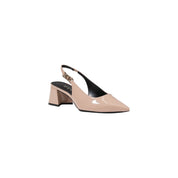 Pink Polyethylene Platform Sandals