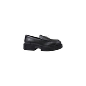 Armani Exchange Black Leather Platform Pumps