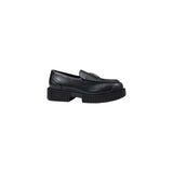 Armani Exchange Black Leather Platform Pumps