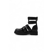 Black Leather Sandals