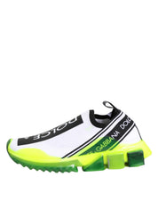 Dolce & Gabbana Black White Slip On Sorrento Sneakers Shoes Dolce & Gabbana