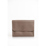 Brown Polyester Men Clutch