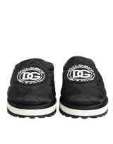 Black Nylon Low Top Slip On Sneaker Shoes