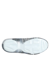 Multicolor Rubber Men Low Top Sneakers Shoes