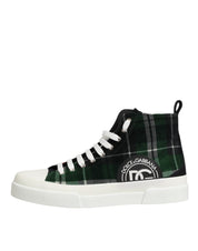 Multicolor Cotton High Top Men Sneakers Shoes