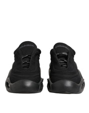 Black Lace Up Wave Low Top Men Sneaker Shoes