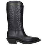 Black Cotton Boots