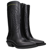 Black Cotton Boots