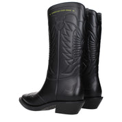 Black Cotton Boots